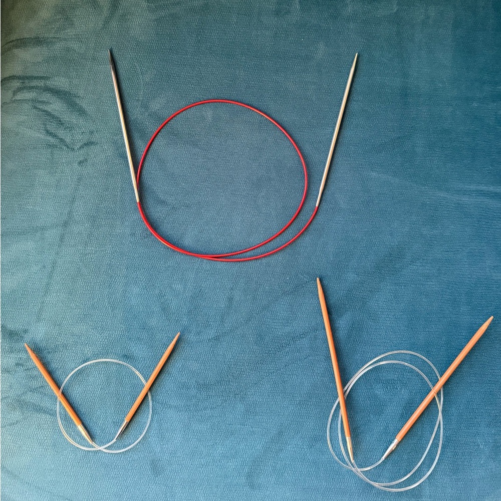 Lot of Chiaogoo circular knitting needles 3.5mm - 3.75mm